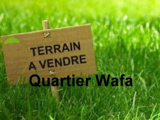 Terrain à vendre quartier Wafa